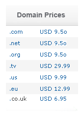 best domain name prices Domain name prices